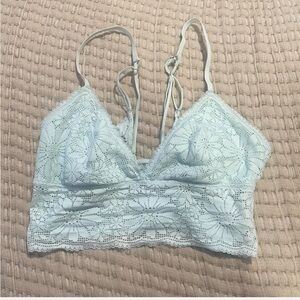 Aerie Lace Bralette in Soft Blue